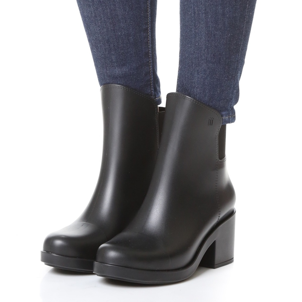 melissa chelsea boots chunky heels